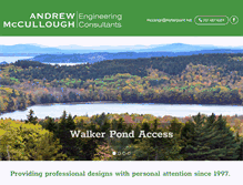Tablet Screenshot of mccullough-engineering.com